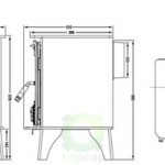 Henley Druid 8 kw Dimensions Image