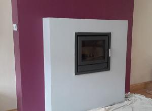 Cassette Stove Steped Fireplace Image