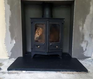 old stove install Image